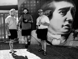 Drei Männer vor Goethe