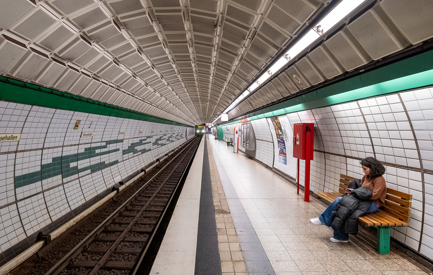 Warten auf deb Zug